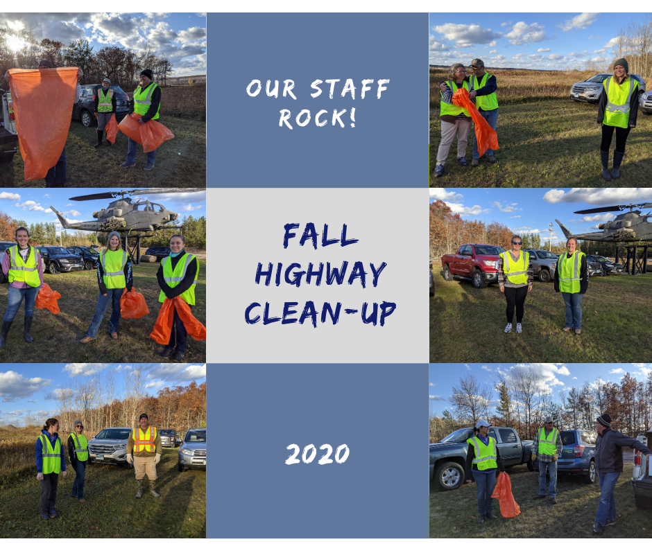 Fall Highway Clean up group collage