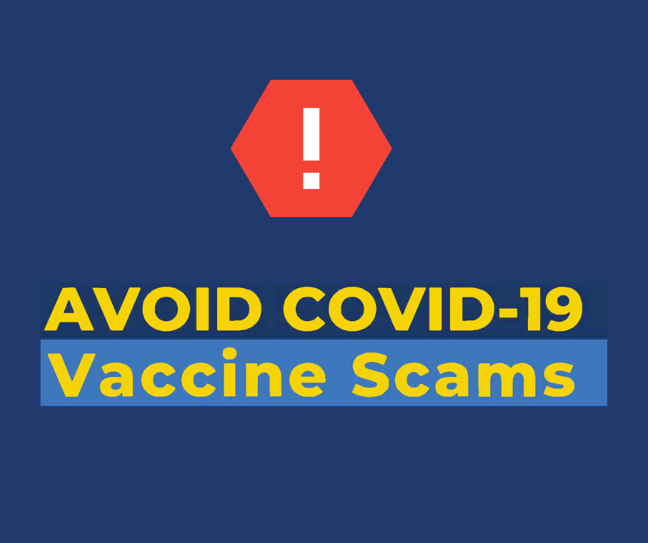 avoid covid19 vaccine scam